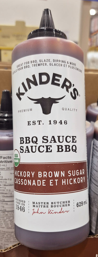 Kinder's Hickory Brown Sugar BBQ Sauce - 1 x 629 ML